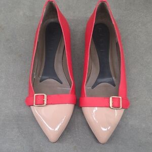 MARNI Red and Nude Women's Shoes